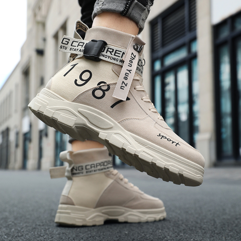 Men's Solid Color High-Top Fas - Men'S Fashion News 评论和价格