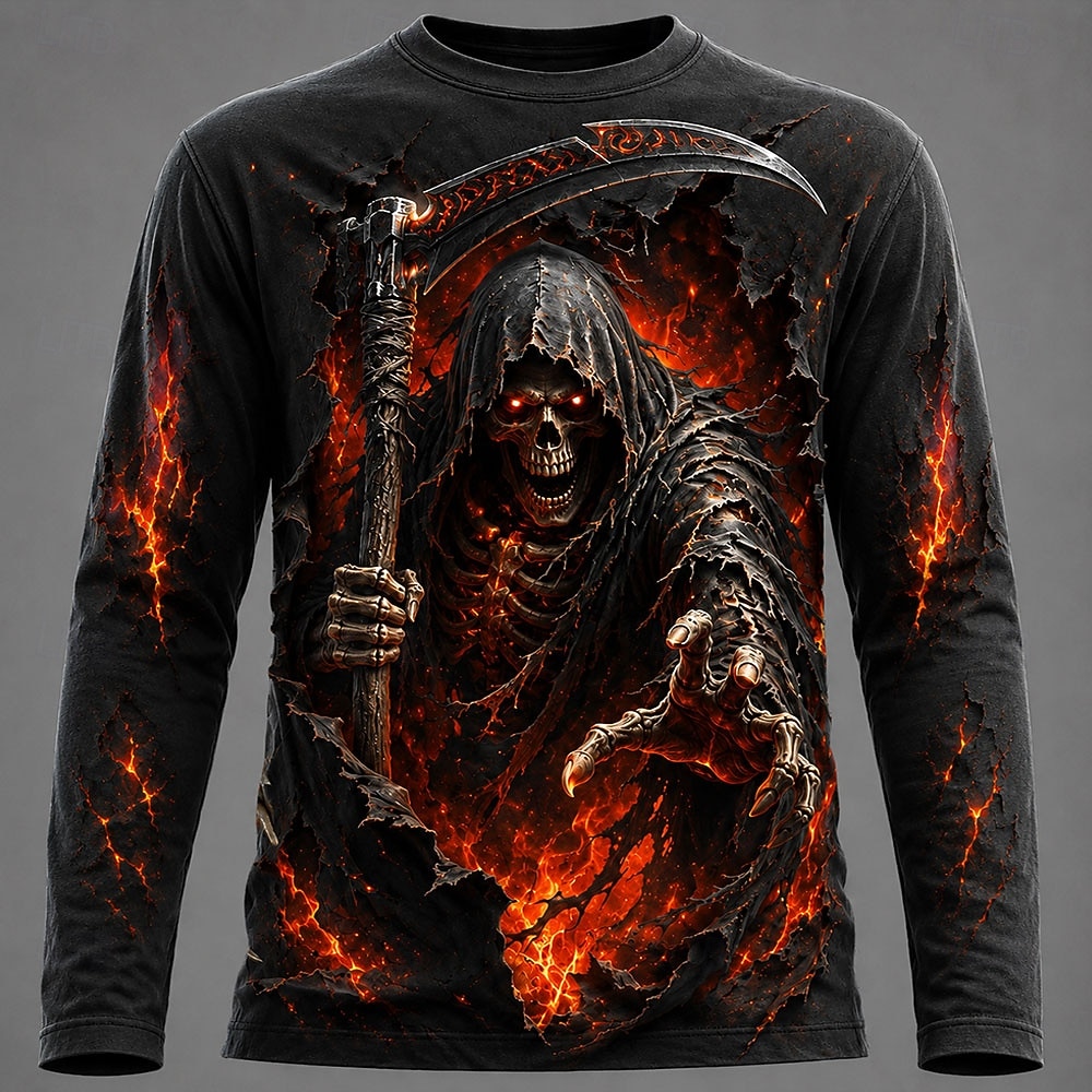 Halloween Men 3D Graphic Print - Men'S Fashion T Shirts 评论和价格