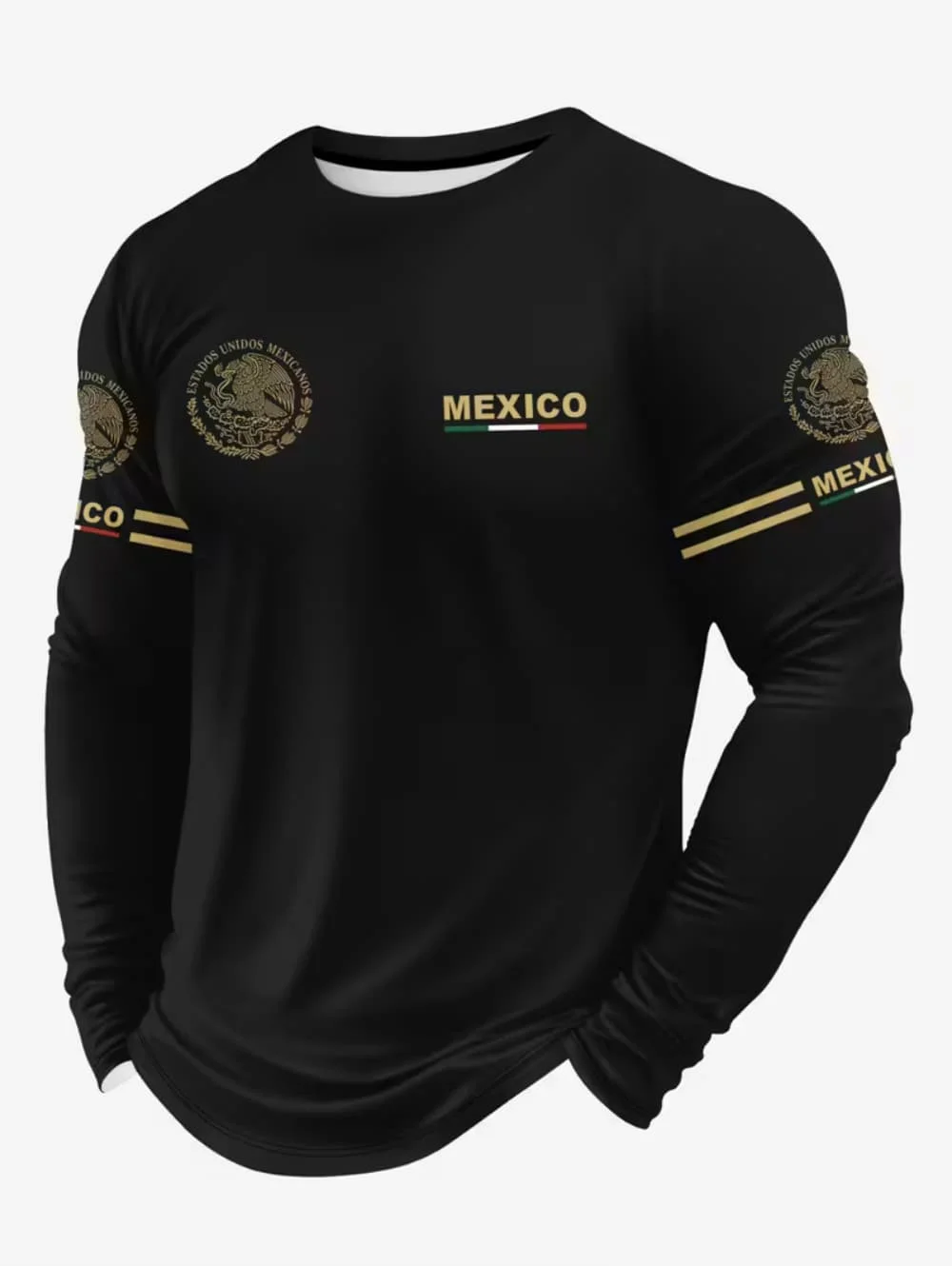 Men's Mexico Eagle Print T‑Shi - Men'S Fashion T Shirts 评论和价格