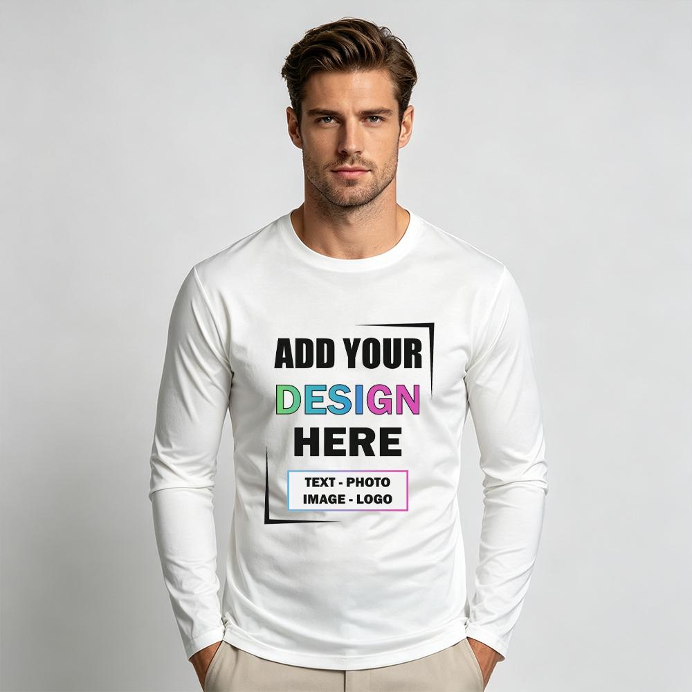DIY Customized Logo Photo T-sh - Men'S Fashion T Shirts 评论和价格