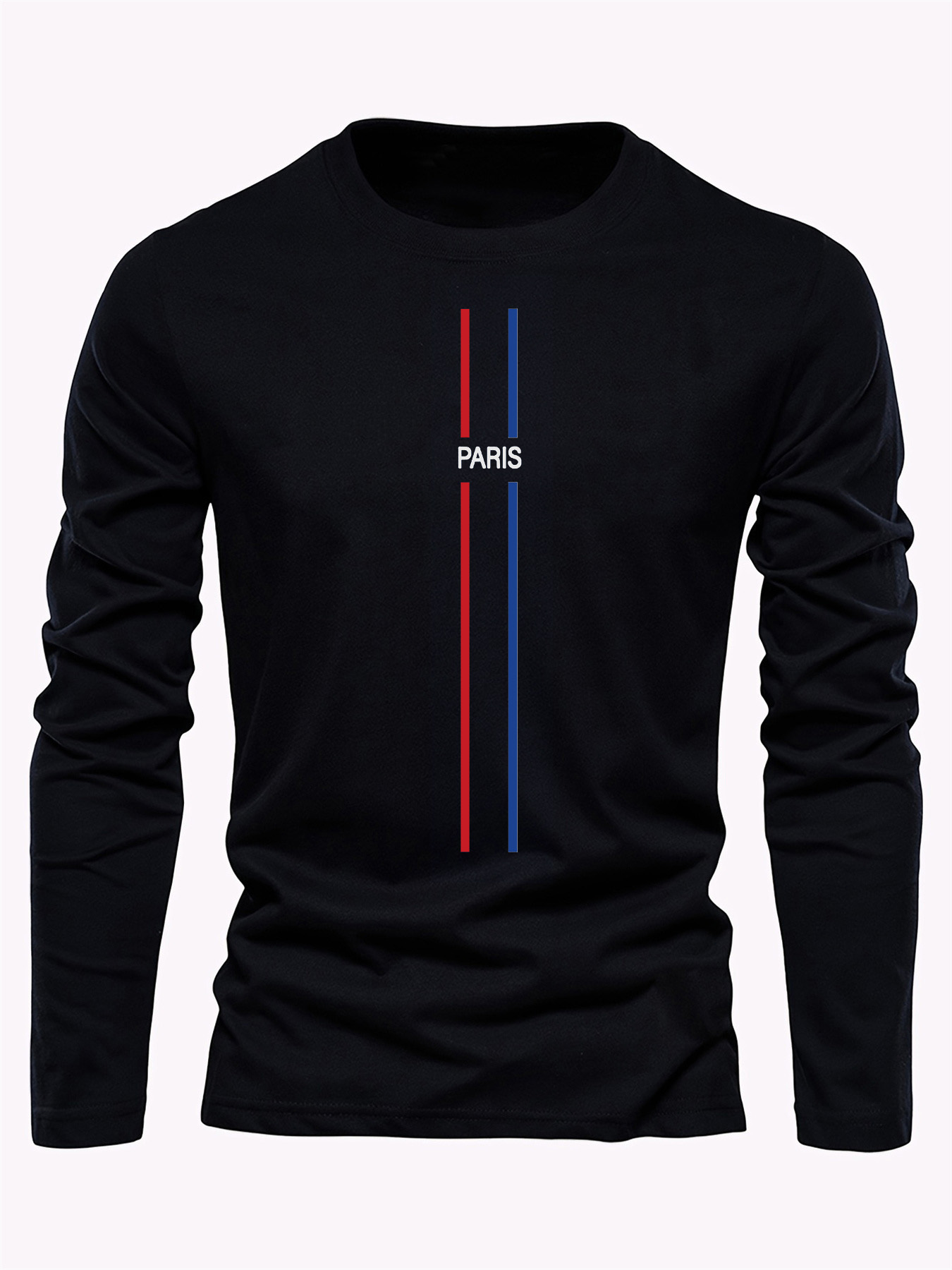 100% Pure Cotton Men's Long Sl - Men'S Fashion T Shirts 评论和价格