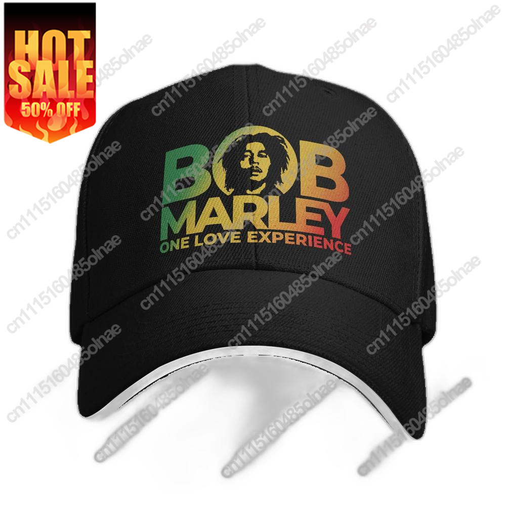 Fashion Unisex Bob Marley One  - Men'S Fashion With Hat 评论和价格
